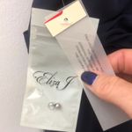 Eliza J Beaded Halter Tiered Chiffon Gown 18 Navy Photo 9