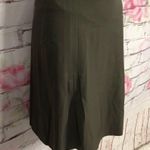 Burberry  military green front pleated skirt Photo 1