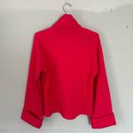 En Elly Thomas Turtleneck Sweatshirt Bell Sleeves Small Raspberry Pink Photo 4