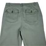 Faherty Organic Cotton Raw Hem Ankle Utility Pant Green Size 30 Photo 7