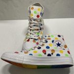 Converse Miley Cyrus Chuck Taylor High Top Shoes Womens 8.5 Multicolor Polka Dot Photo 6