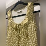 Grace Karin Lime Green & White Floral Print Fitted Midi Dress - S Photo 5