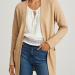 Theory Cream Long cashmere Cardigan Sweater Photo 0