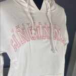 J. America Women’s White Embroidered ‘University Cincinnati ’ Hoodie Size L NEW Photo 1