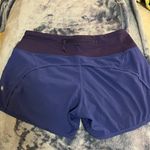 Lululemon Speed Up Shorts 4” Blue 4 Photo 1