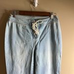 Vintage boutique Europa 1960s look flare leg jeans 6 tall Blue Size undefined Photo 3