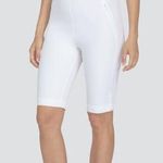 Tail Golf Shorts Womens 6 Stretch Essential White Chalk Knit Active Easy Care Photo 0