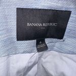 Banana Republic professional blue & white linen blend 4 blazer Photo 3