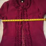 Spense Long Sleeve Magenta Ruffle Lined Blazer S Corporate Siren Dopamine Barbie Pink Photo 6