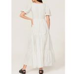 Mille Resort Maja Dress in Pearl Eyelet XXS White Photo 4