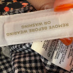 Loft Black White Gingham Riviera Slim Trousers Preppy Office Academia Sz 10P Photo 6