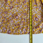 Old Navy Sz L Halter Yellow Floral Tank Top Square Neck Camisole Pullover Photo 5