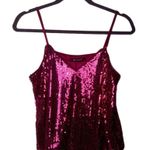 Allegra K  SZ S pink sequin tank top Photo 2