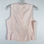 Cache  Size 8 Blazer Set Coat and Cami VTG Light Pink‎ Shiny Lined Buttons 595 Photo 3