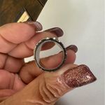 Christian Dior Dior Trotter Vintage Ring Blue Silver Tone Size 5 W/ Certificate of Authenticity Photo 7