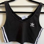 Adidas Black Crop Tank Top Photo 0