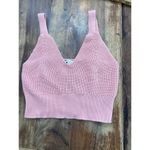 Z Supply  Women's Pink Cami Guaya Summer Sweater knit Top Size Small Photo 3