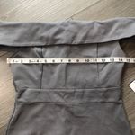 Windsor Elegant Off Shoulder Grey Midi Dress Size Medium NWT Photo 8
