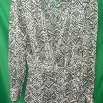 ZARA  Green Patterned Women's Dress size Large Photo 0