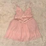 House Of CB NWOT  Amaris Ballerina Pink Baby Doll Mini Dress sz M Photo 3