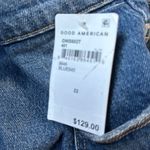 Good American  Good '90s Cutoff Denim Shorts GNIS602T Blue645 Size 22 Photo 8