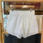 Maaji  Tammy White Embroidery Beach Shorts Pull On Drawstring Pockets - Sz L 💚🎀 Photo 6