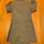 Haute Monde Olive Green Romper Like New Photo 3