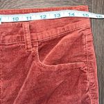 Loft  Womens Cotton Blend High Waist Skinny Leg Velvet Pants Burnt Orang Rust Siz Photo 8