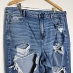 American Eagle  Curvy Ripped Mom Jeans - Size 20 Regular Photo 6