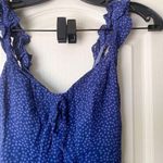 Reformation  Dress Hilton Mini Floral Ruffle Wedding Summer Hyacinth 2 GUC Photo 4