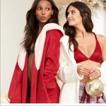 Victoria's Secret ✨ THE  COZY SHORT RED HOODED SZ SMALL ROBE✨ Photo 5
