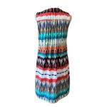 Rabbit Designs Aztec Tribal Colorful Midi Dress Size 6 Photo 7