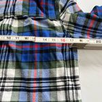Madewell plaid flannel button down shirt with pockets size XS Photo 6