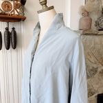 Vintage Silk Baby Blue Blouse Size M Photo 3