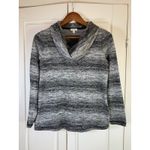 Talbots ‎ Sweater Womens Petite Small Cowl Neck Gray Casual Office Coastal Mature Photo 2