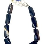 Genuine Agate Adjustable size Necklace with Lobster Clasp. New. Photo 2