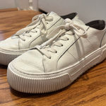 Crown Vintage Platform Shoes White Size 7.5 Photo 0