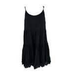 Talula Women's Sleeveless Tiered Scoop Neck Mini Summer Dress Black Size Small Photo 2