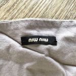 Miu Miu  small grey drawstring dust bag Photo 5
