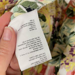 Faithfull the Brand Yellow Pink Floral Romper Womens 2 Puff Short Sleeve Ana Photo 5