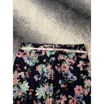 Talbots Navy Blue Pink Green Floral Pencil Skirt Office Business Size 4 Small Photo 5