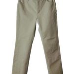 Lafayette 148  Twill Knit Straight Fit Pants Stretch Womens 6 Khaki Photo 0