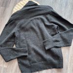 Rachel Parcell NWT‎  heathered gray puff sleeve turtleneck sweater Photo 6