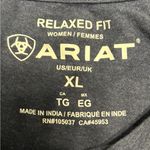 Ariat  Women’s Navy Relaxed Fit short sleeve T-Shirt crew neck Size XL Photo 2