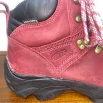 Keen Waterproof Hiking Boots Women’s Size 10 Burgundy Leather NWOB Photo 2