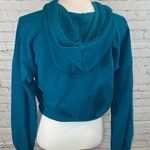 Wild Fable  Teal Cropped Pullover Hoodie Photo 1