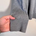 Smartwool  Grey Merino Wool Blend V Neck Sweater Womens L Pullover Fall Casual Photo 7