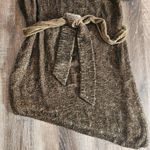 Retrofête Retrofete Ella Sequin Dress in Olive One Shoulder Belt Size Medium NWT Photo 4