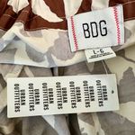 Urban Outfitters NWT BDG x Eva Printed Mini Shift Dress Tiki Brown Photo 3