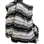 Anthropologie Meadow Rue knit sweater sharkbite hem sleeveless shirt size small White Photo 6